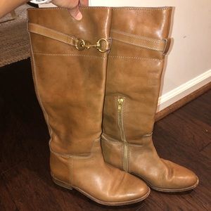 Coach Women's Laguna Tan Knee-Height Boots sz 8.5